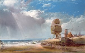 ヤーマス近くの廃墟のミル 作： Henry Bright